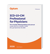 image of 2026 ICD-10-CM Professional for Physicians with Guidelines